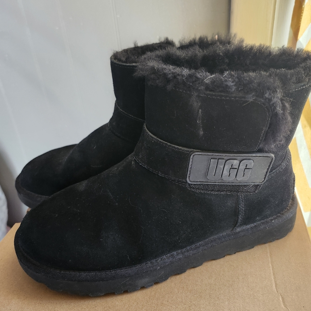 UGG Black Suede Boots